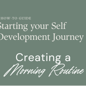 creating a morning routine